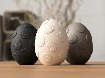 3D 3D Osterei Deko Modern Minimalistische Osterdeko aus PLA – 3D Frühlings- und Osterdeko – ASDEPRO