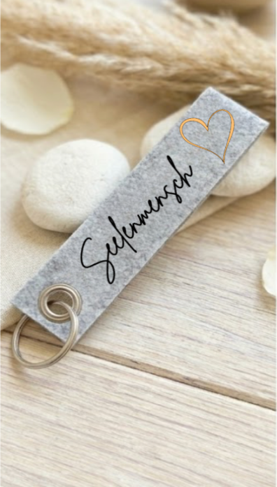Filz-Schlüsselanhänger „Lieblingsmensch-Serie“ – Herzliche Geschenke mit Botschaft