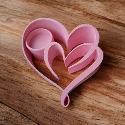 Doppel-Herz Teelichthalter Modernes Valentinstag Geschenk