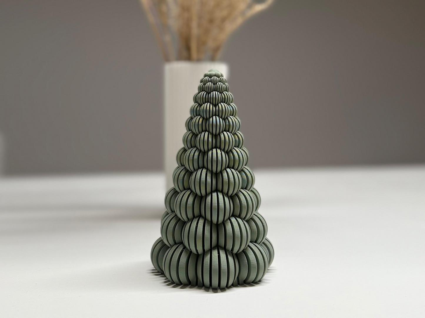 3D gedruckter Weihnachtsbaum LED tauglich aus 3D-Druck in matter Optik – als moderne Weihnachtsdeko