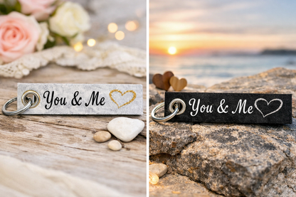 Schlüsselanhänger „Du & Ich – You and Me Forever“