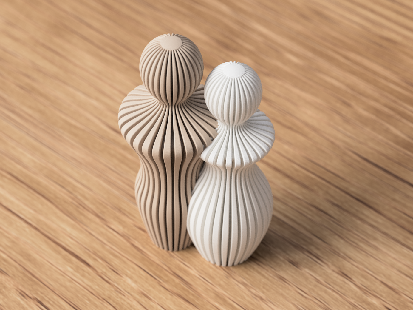 Mann & Frau Paar Skulptur handgemacht von ASDEPRO – für Sideboard, Regal oder Fensterbank