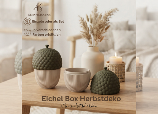 Dekorative Eichel mit Schraubverschluss