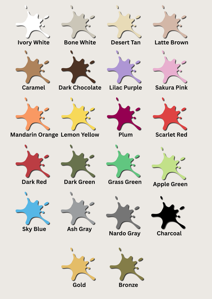 Farbauswahl – von Purpur bis Red