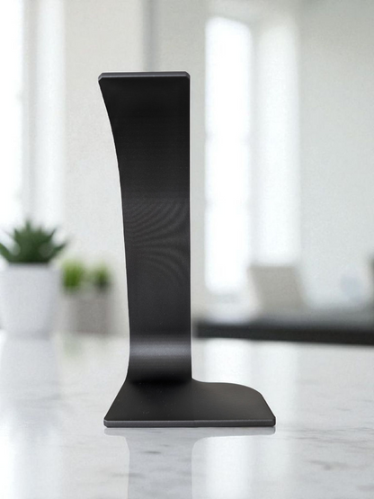 Kopfhörer Ständer Schwarz – Minimalistischer Headset Halter für Gaming, Büro & Schreibtisch
