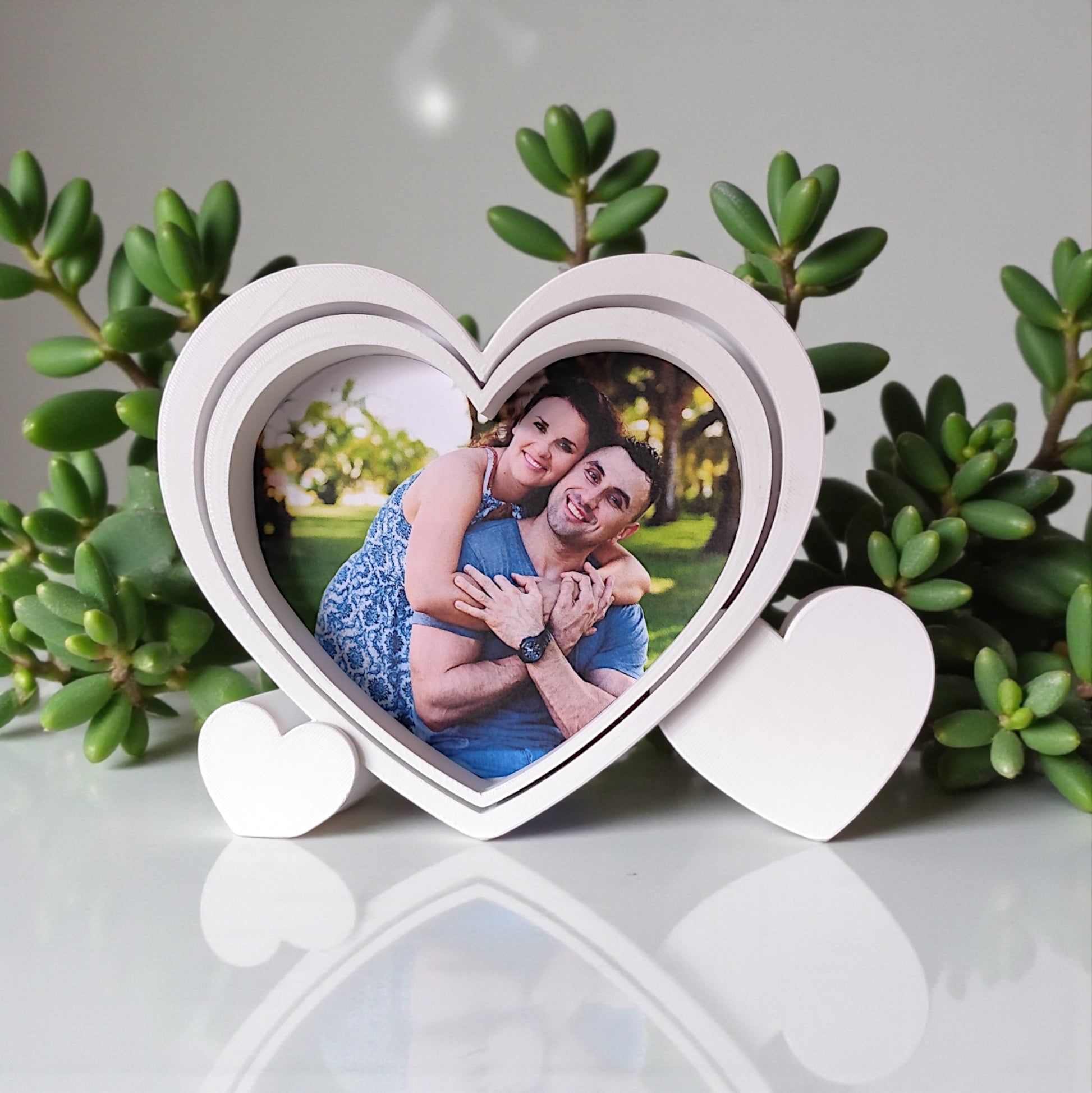 Herz-Bilderrahmen 3D Druck handgemacht von ASDEPRO – als persönliche Geschenkidee