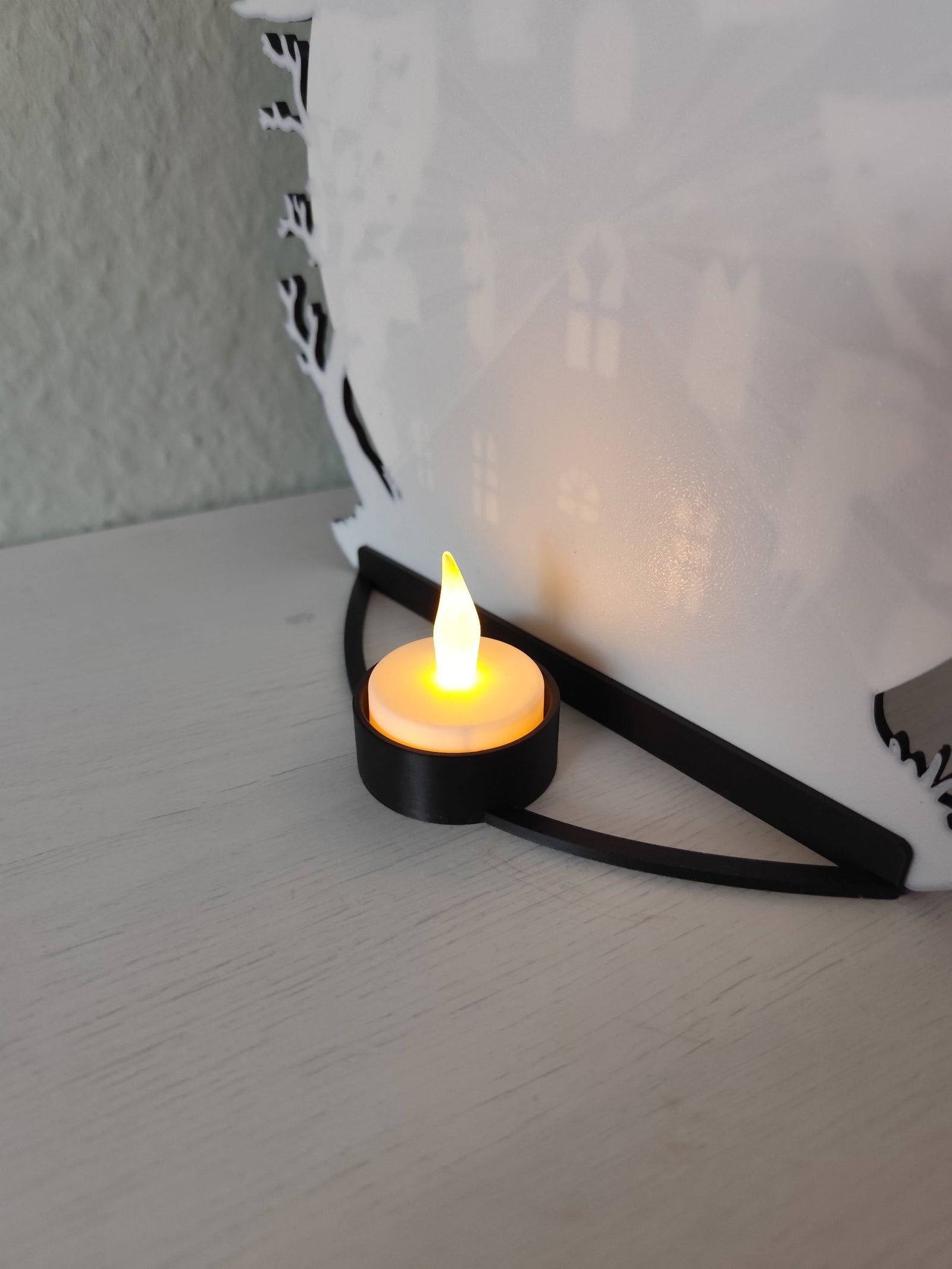 3D Spukhaus-Silhouette Stimmungsvolle Halloween-Deko für dein Zuhause aus PLA – 3D Herbstdeko – ASDEPRO