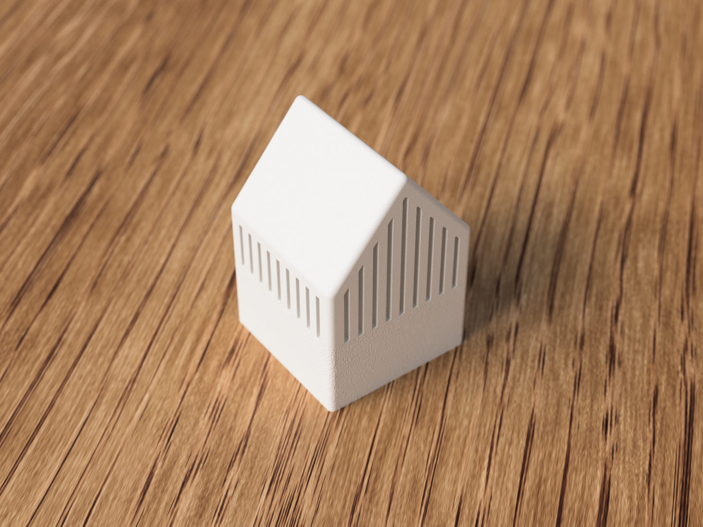 Japandi Teelicht-Haus: Minimalistische Eleganz aus 3D-Druck in matter Optik – für warmes, stimmungsvolles Licht