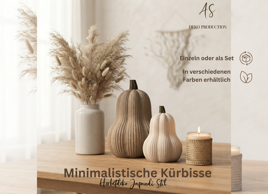 Kürbis Rib Tall Butternut – Herbstdeko