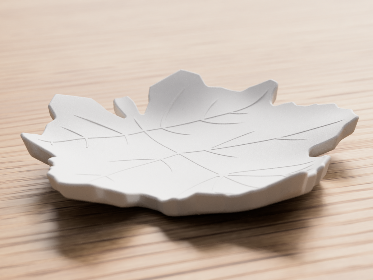 Ahornblatt Tablett Deko Schale Herbst