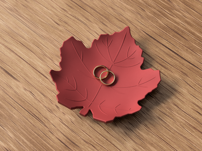 Ahornblatt Tablett Deko Schale Herbst