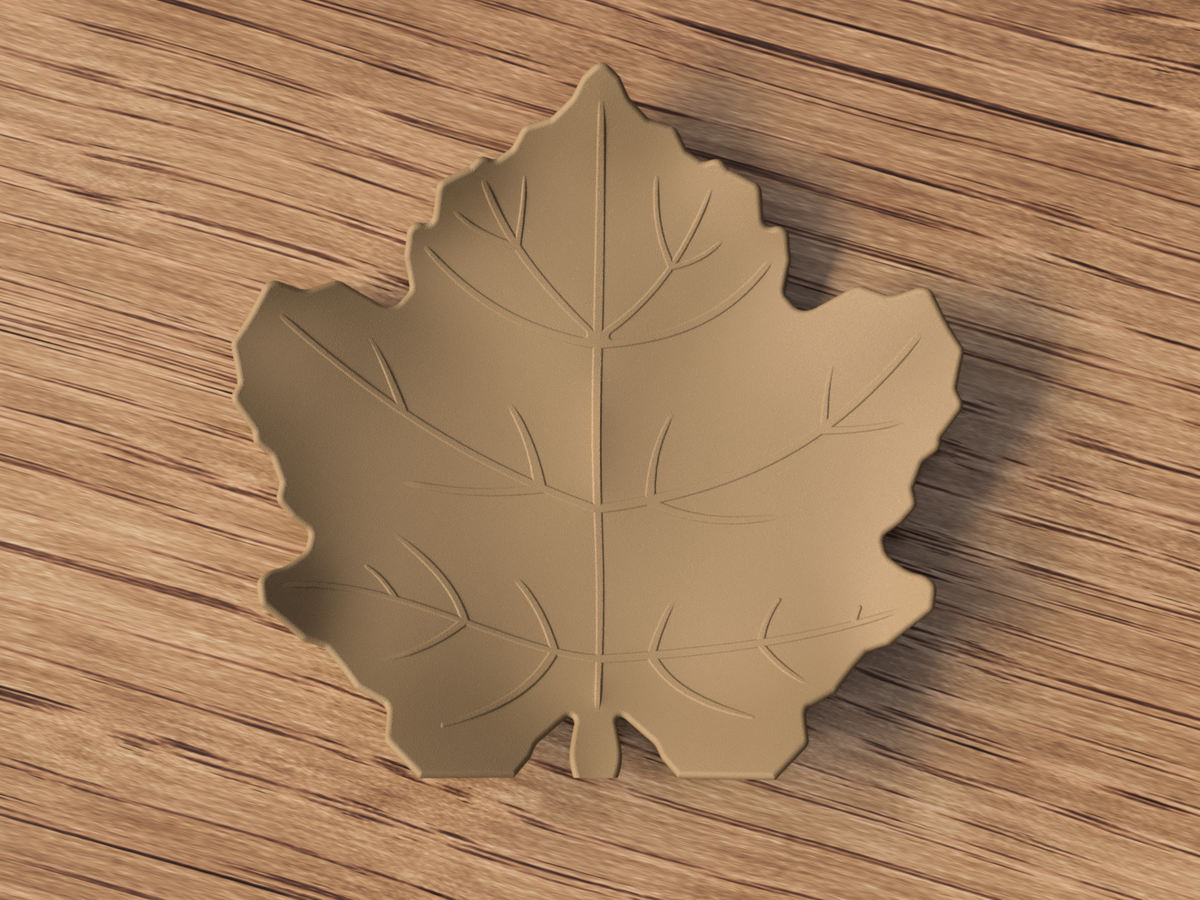 Ahornblatt Tablett Deko Schale Herbst