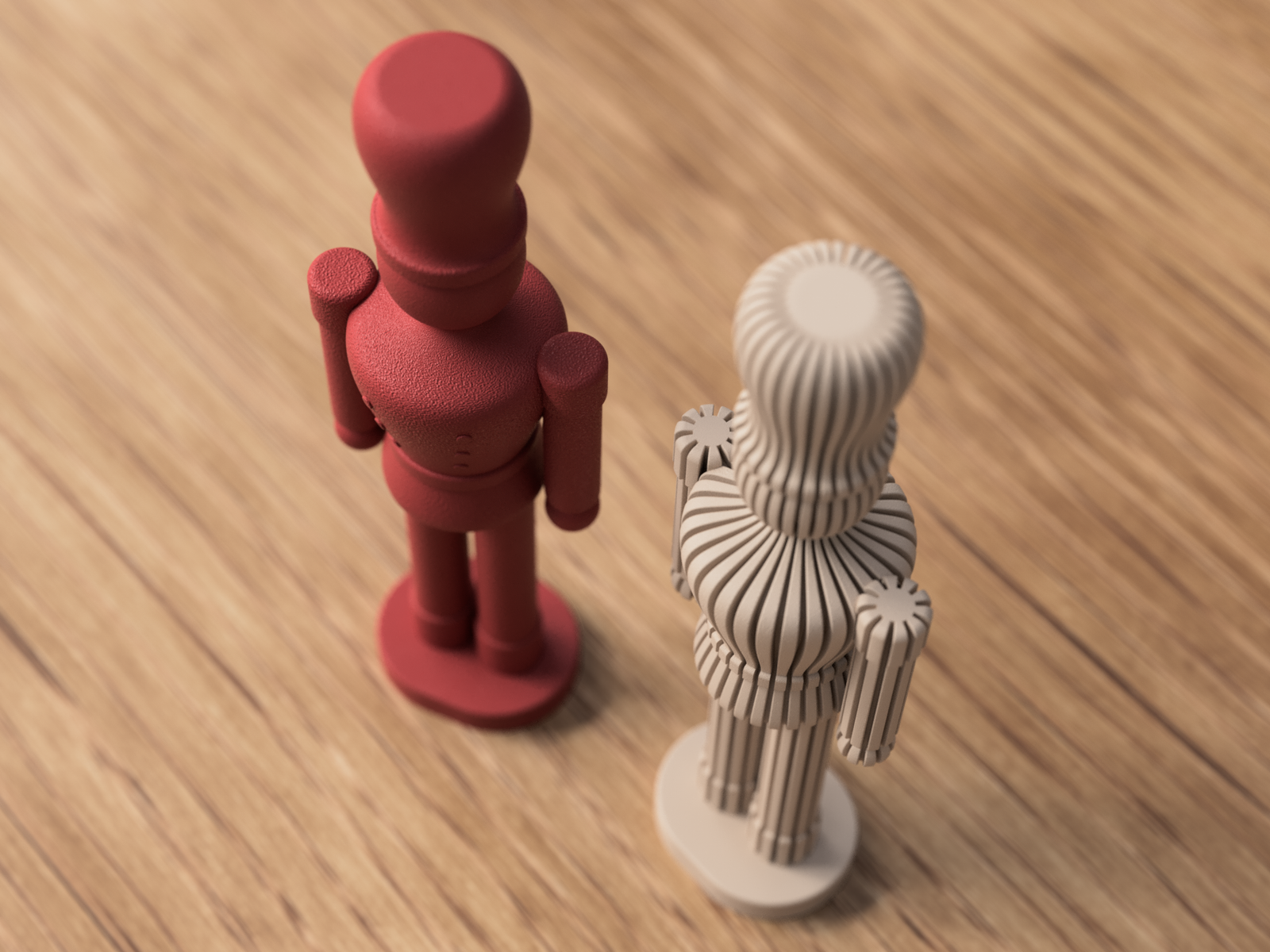 3D Nussknacker aus PLA – 3D Weihnachtsdeko – ASDEPRO