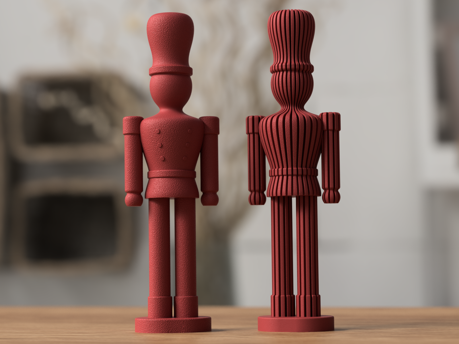 3D Nussknacker aus PLA – 3D Weihnachtsdeko – ASDEPRO