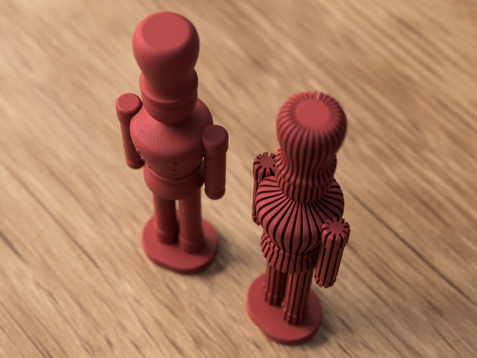 3D Nussknacker aus PLA – 3D Weihnachtsdeko – ASDEPRO