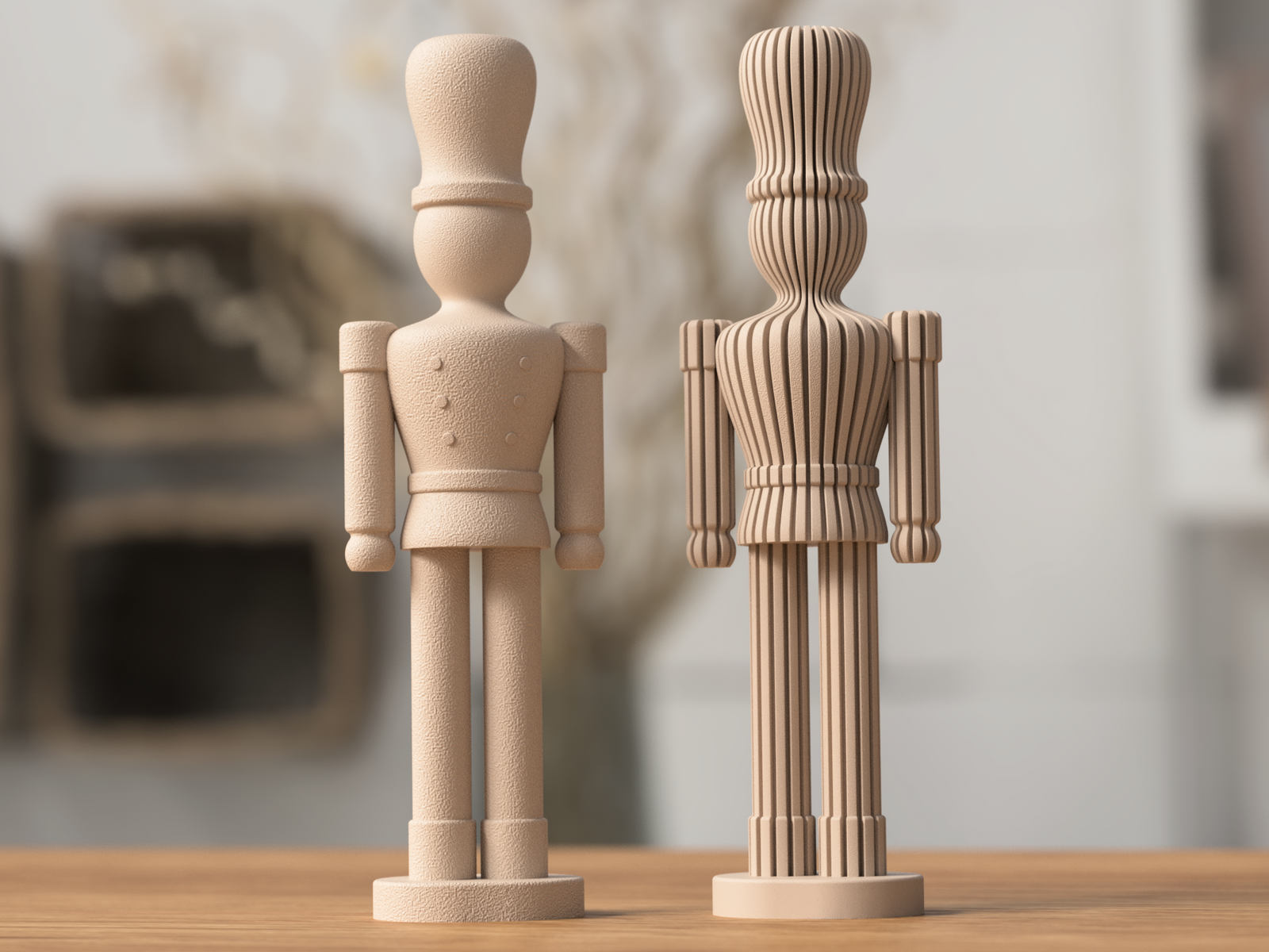 3D Nussknacker aus PLA – 3D Weihnachtsdeko – ASDEPRO