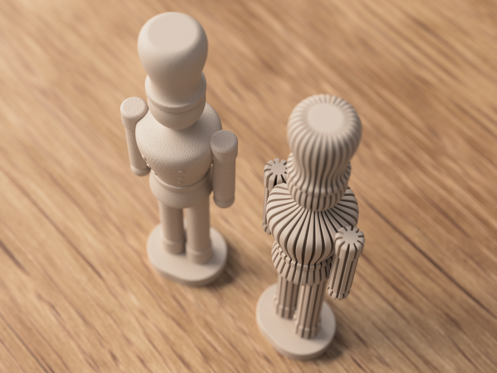 3D Nussknacker aus PLA – 3D Weihnachtsdeko – ASDEPRO