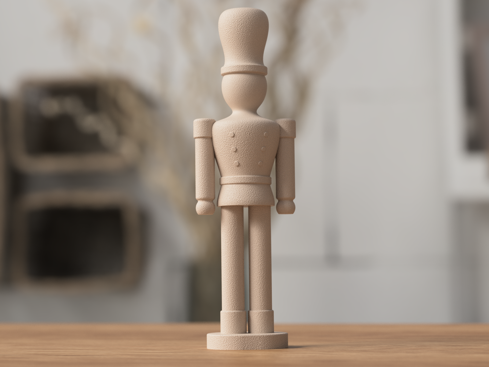 3D Nussknacker aus PLA – 3D Weihnachtsdeko – ASDEPRO