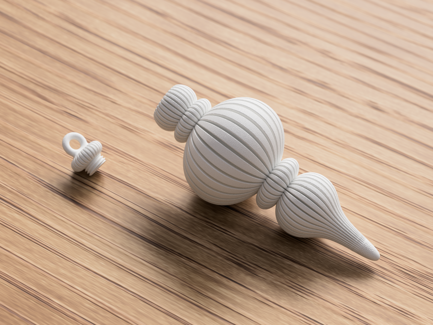 3D Weihnachtsornamente aus 3D-Druck in matter Optik – als moderne Weihnachtsdeko