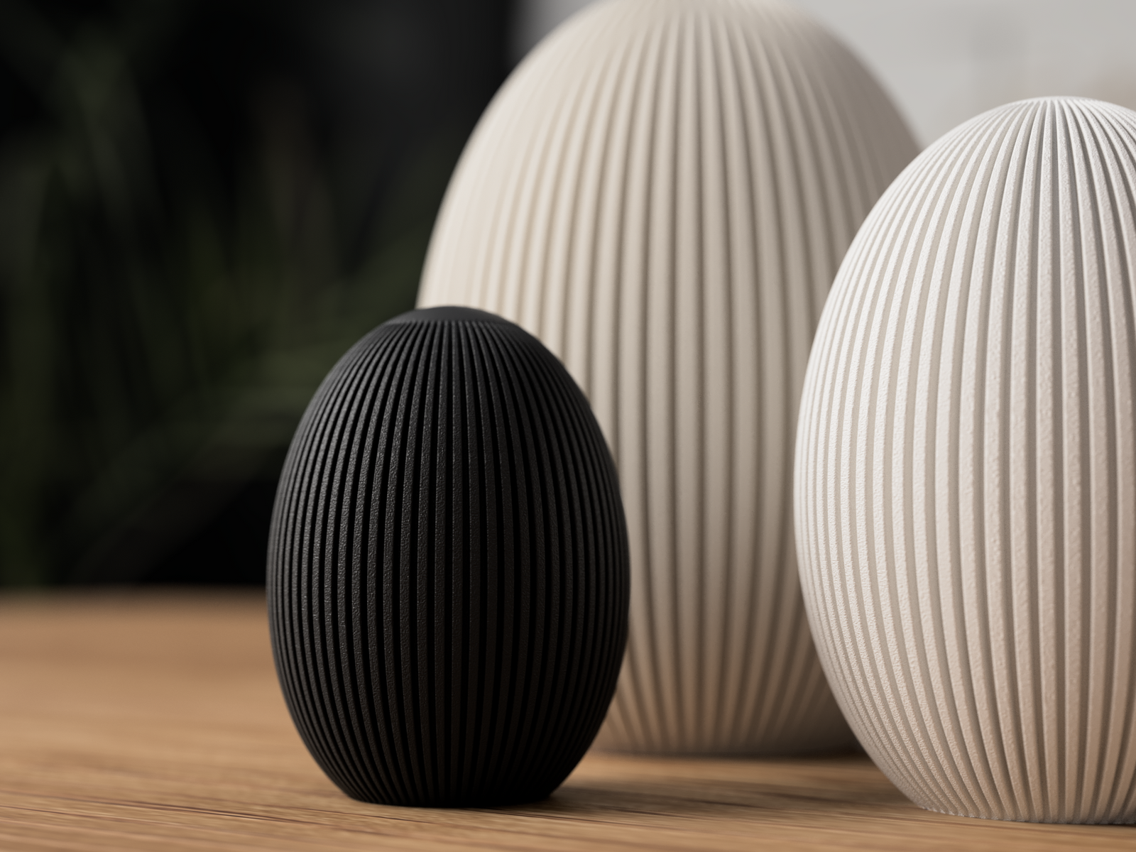 3D Osterei Modern – Osterdeko aus PLA – 3D Frühlings- und Osterdeko – ASDEPRO