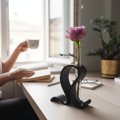 Reagenzglas Vase 3D Druck Minimalistische Blumenvase
