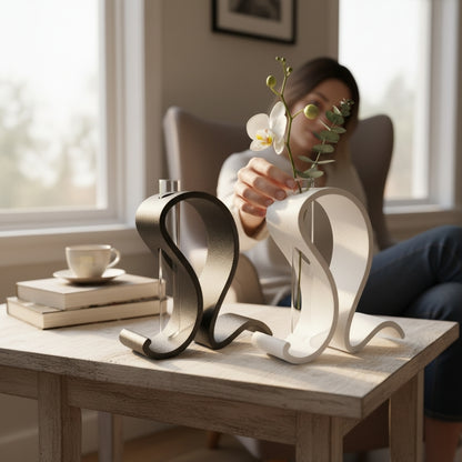 Reagenzglas Vase 3D Druck Minimalistische Blumenvase