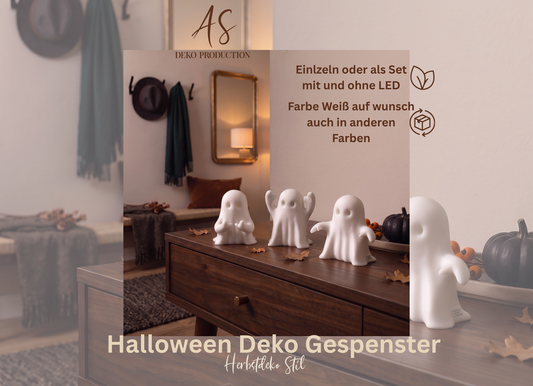Halloween Geister Deko Set (7cm)
